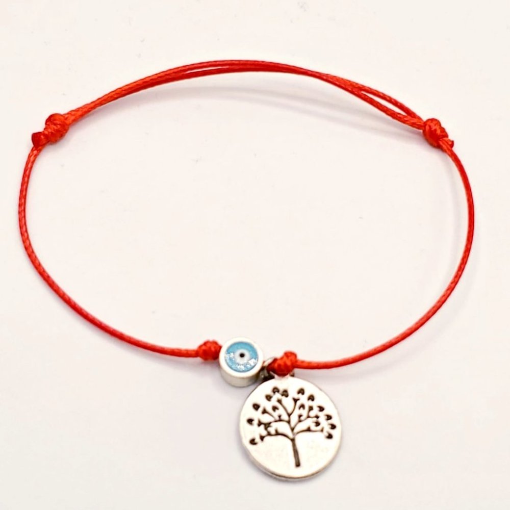 Evil Eye Adjustable Red string Bracelet